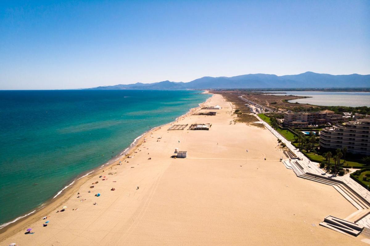 Superbe T2 Vue Mer Avec Ascenseur Canet-en-Roussillon Luaran gambar